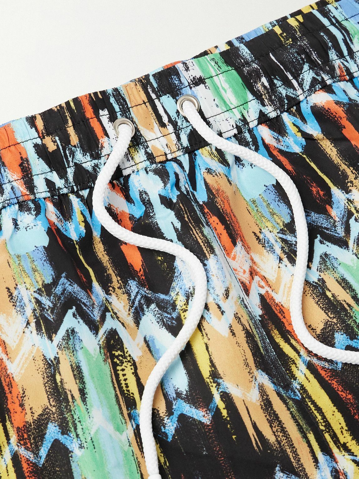 Missoni - Straight-Leg Mid-Length Printed Swim Shorts - Multi
