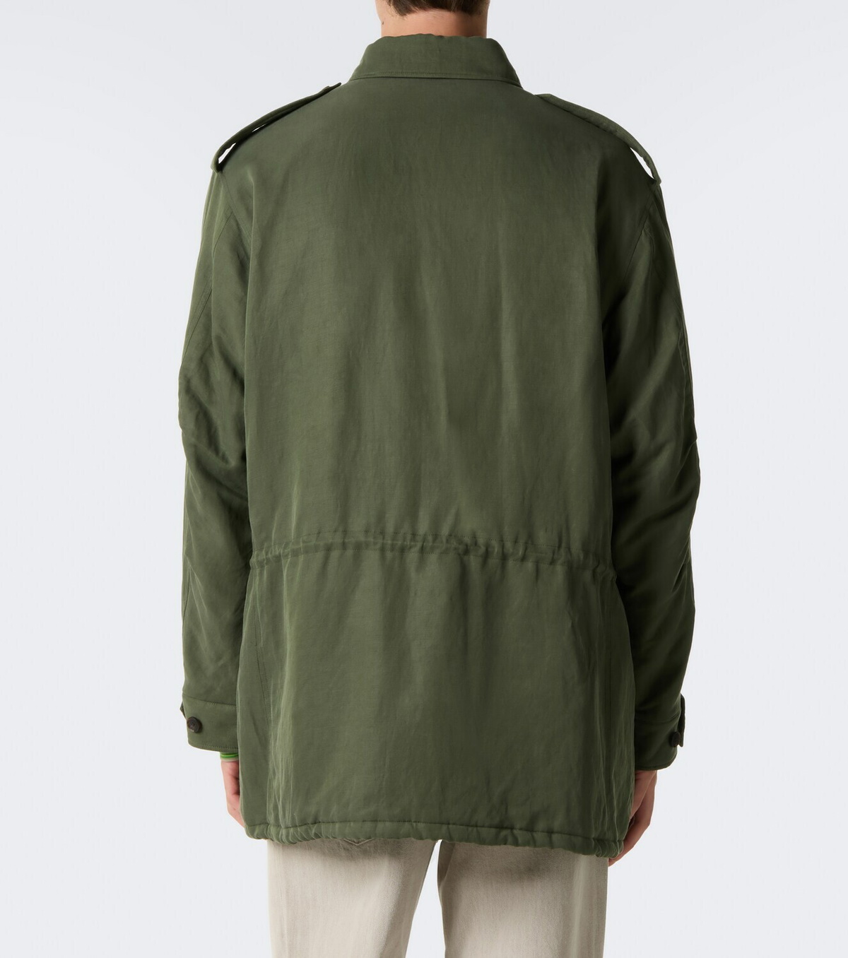 Auralee Silk and linen field jacket