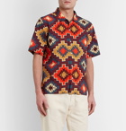 Universal Works - Sante Fe Camp-Collar Printed Cotton Shirt - Multi