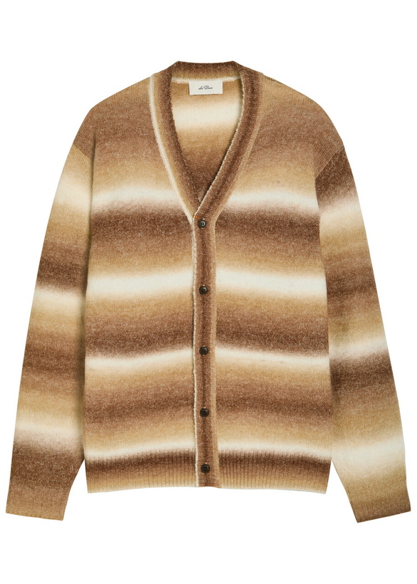 Photo: Les Deux Boston Gradient Fine-knit Cardigan Brown