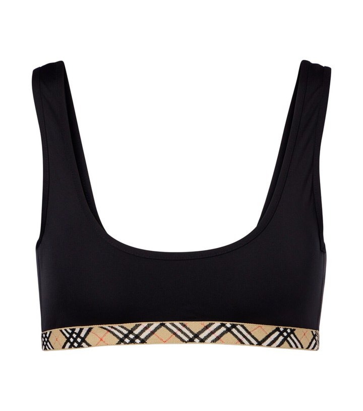 Photo: Burberry Burberry Check bikini top