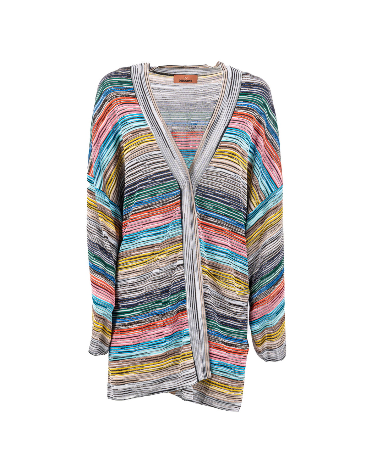 Missoni Striped One-shoulder Ribbed-knit top Multicoloured