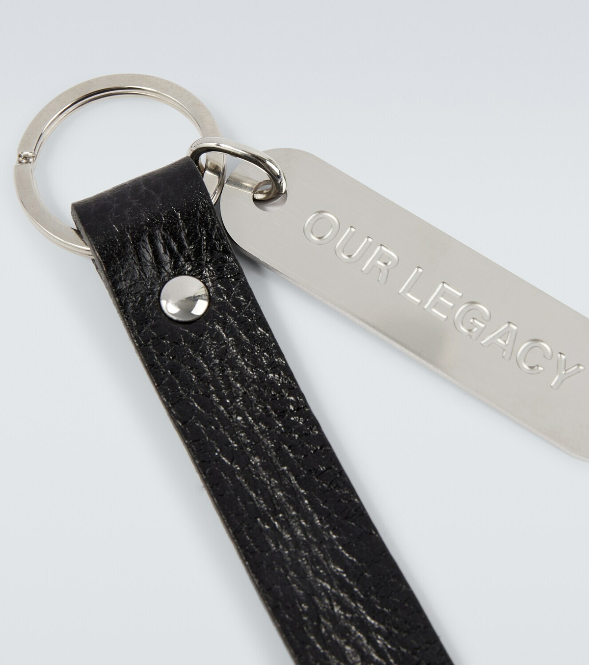 Our Legacy Ring leather keychain