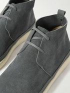 Mulo - Suede Chukka Boots - Gray