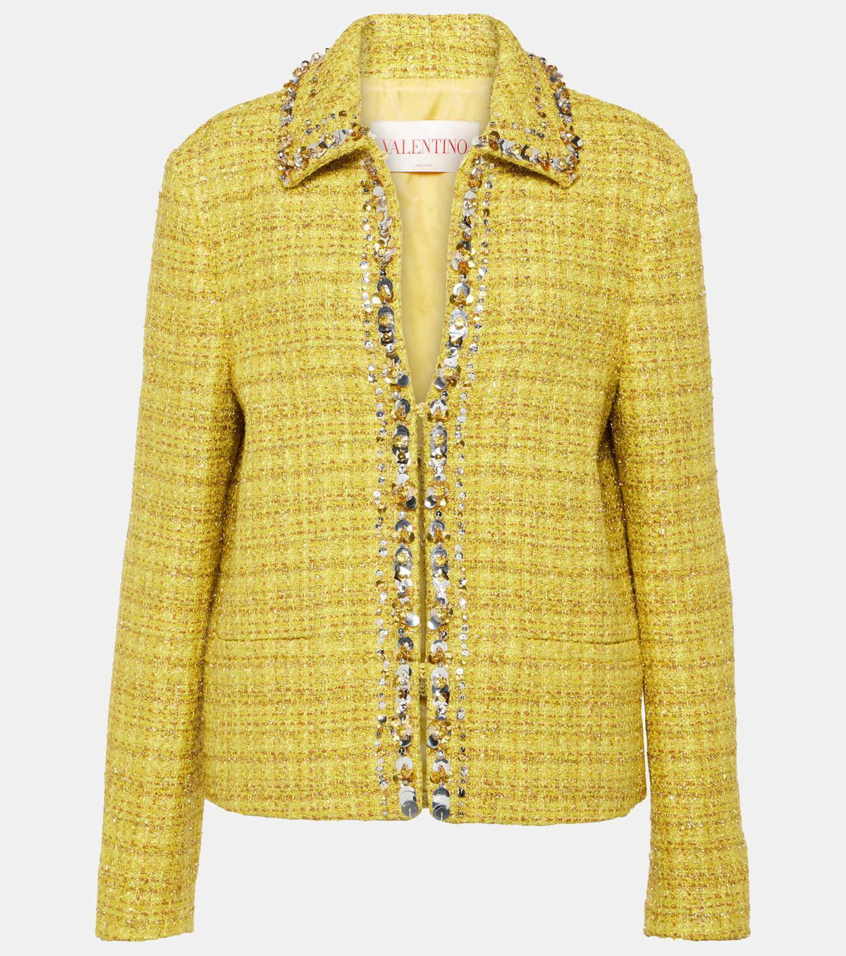 Valentino Embellished tweed jacket Valentino