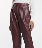 Khaite - Magdeline high-rise leather pants