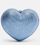 Judith Leiber Couture L'Amour Petit Coeur embellished clutch