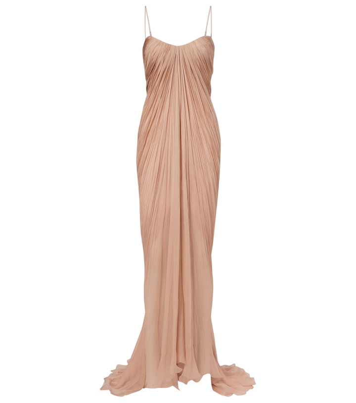 Photo: Maria Lucia Hohan Victoria draped silk bustier gown