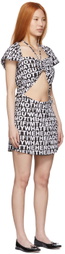 Rose Murdoch Black & White Sasha Mini Dress