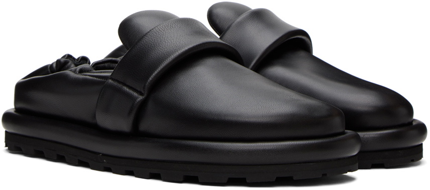 Jil Sander Black Strap Sabot Loafers Jil Sander