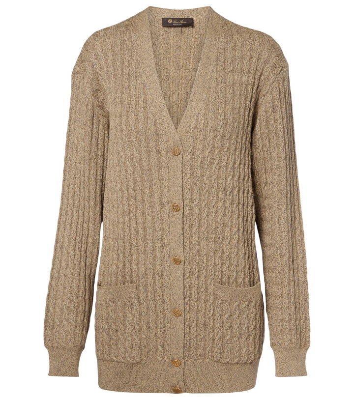 Photo: Loro Piana Bihar cable-knit cardigan