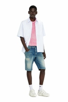 Diesel Chino shorts in Jogg Jeans with worn finish - Denim short pants Mens in Blue