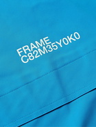 FRAME - Shell Half-Zip Jacket - Blue