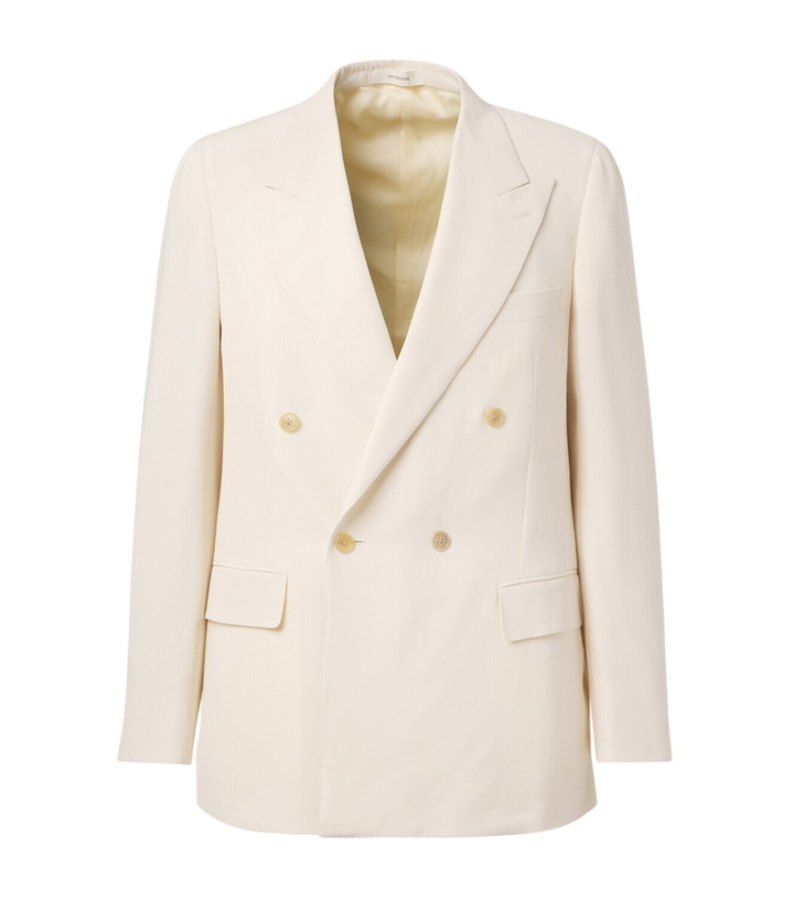 Photo: Umit Benan Pietro silk and cotton-blend suit jacket