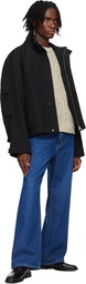 Solid Homme Black Shell Parka Jacket