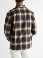 Altea - Foster Checked Cotton-Flannel Shirt - Black