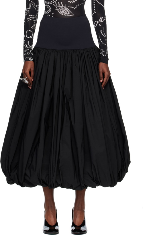 Photo: VAQUERA Black Ball Maxi Skirt
