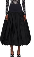 VAQUERA Black Ball Maxi Skirt