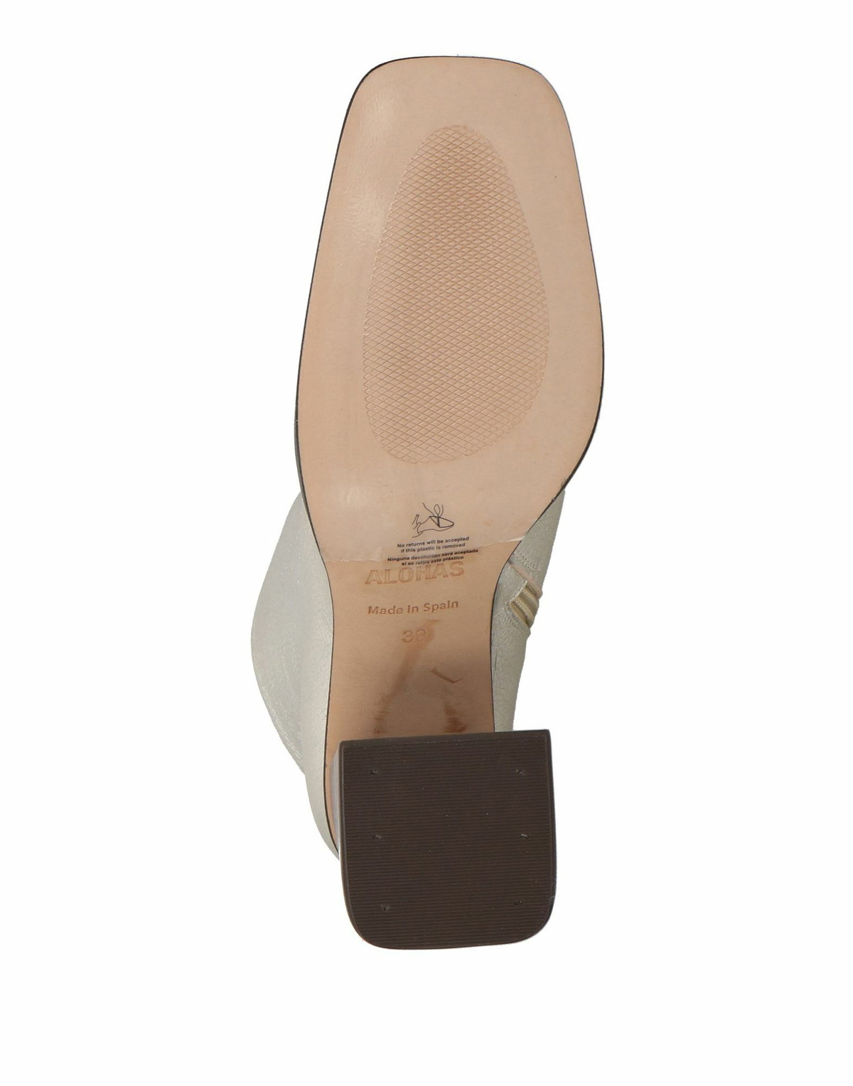 Alohas Womens Ankle boots in Silver