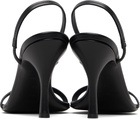 Loulou de Saison Black Arwa High Heeled Sandals