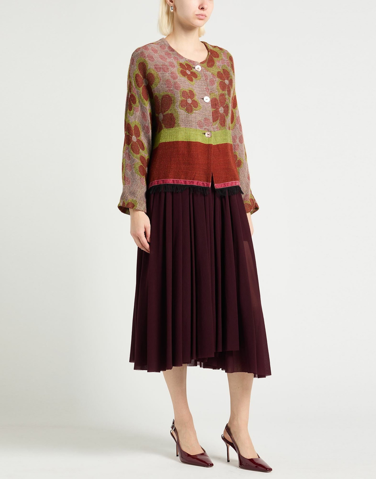 Alessia Santi Womens Jacket Rust