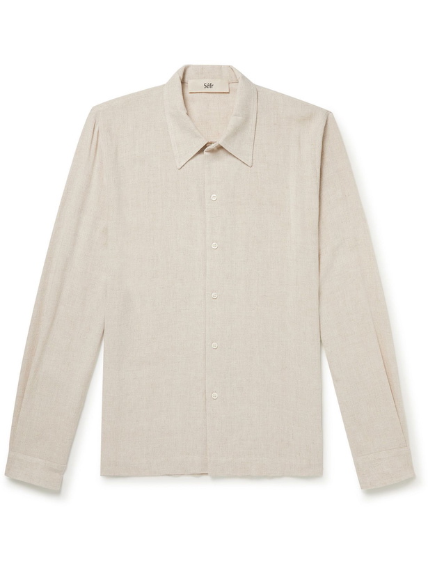 Photo: SÉFR - Ripley Woven Shirt - Neutrals