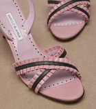 Manolo Blahnik Volusan leather slingback sandals