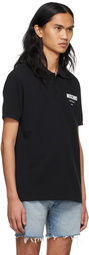 Moschino Black 'Milano' Polo