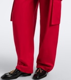 Loewe Cotton and silk cargo pants