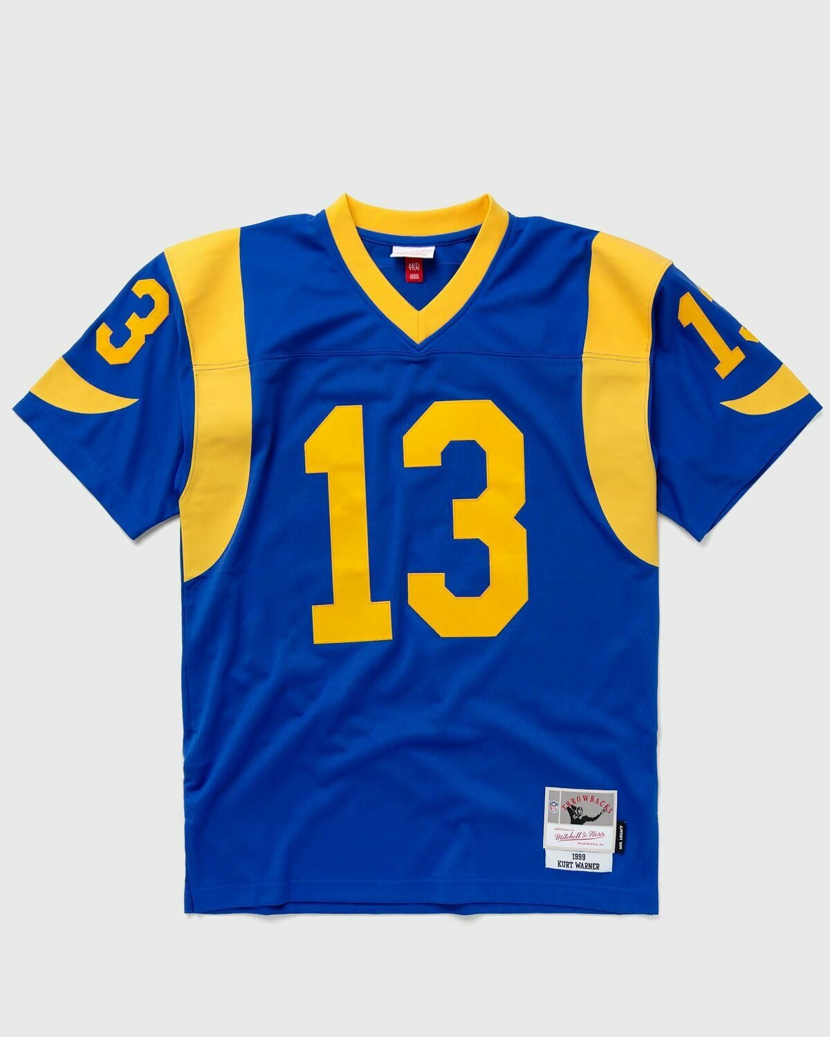 Mitchell & Ness Nfl Legacy Jersey St. Louis Rams 1999 Kurt Warner #13 Blue/Yellow - Mens - Jerseys