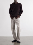 A.PRESSE - Brushed Cashmere Sweater - Brown