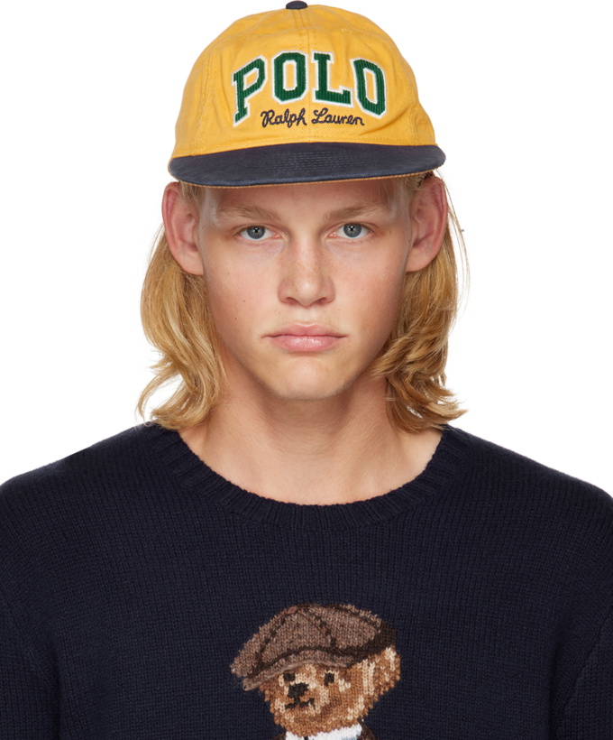 Photo: Polo Ralph Lauren Yellow & Navy Embroidered Cap