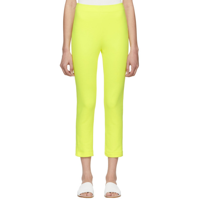 A-Plan-Application Yellow Cigarette Lounge Pants