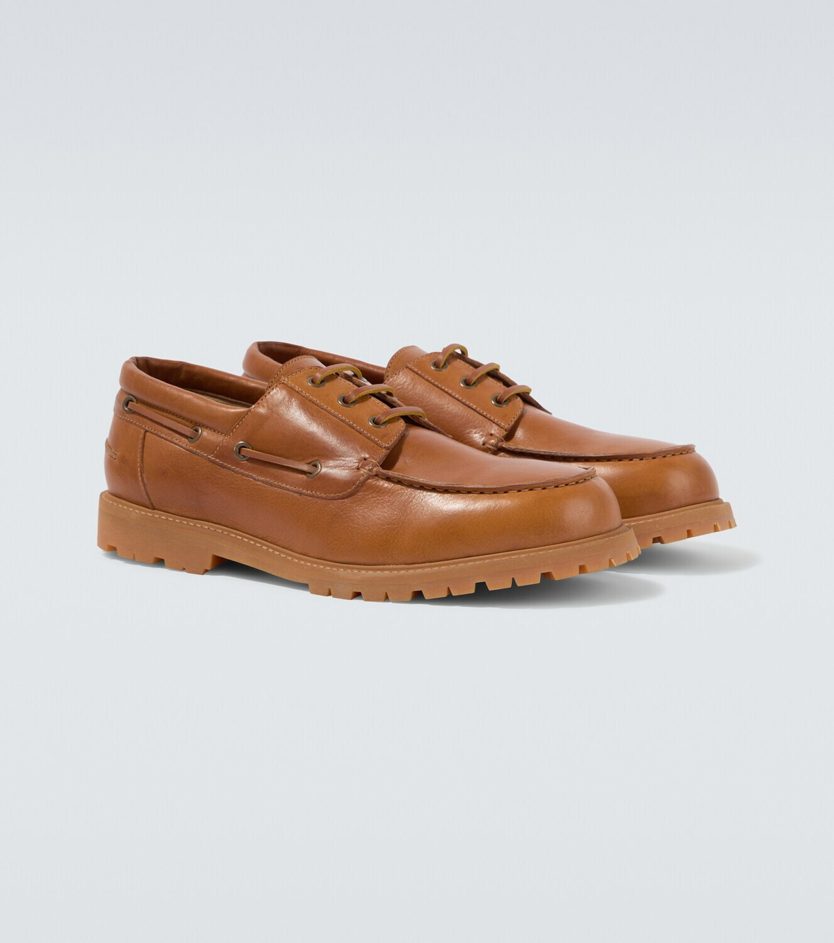 Studio Nicholson Gusto leather boat shoes
