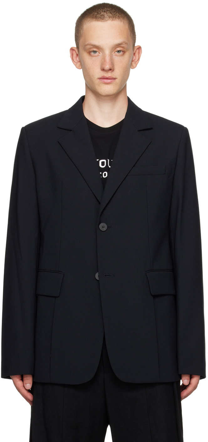 Wooyoungmi Navy Single Blazer Wooyoungmi