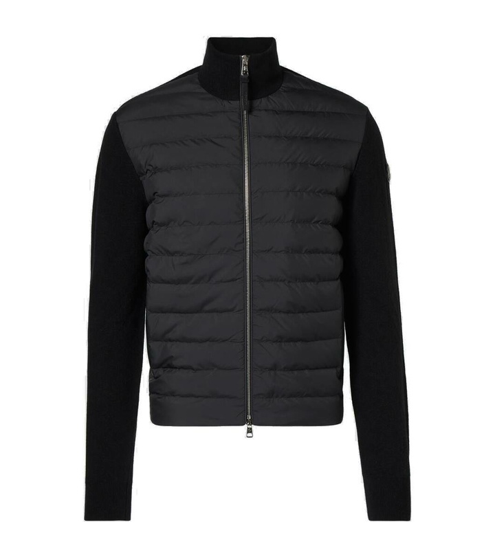 Photo: Moncler Down-paneled wool and cashmere jacket