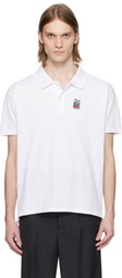 Bally White Crest Short Sleeve Polo