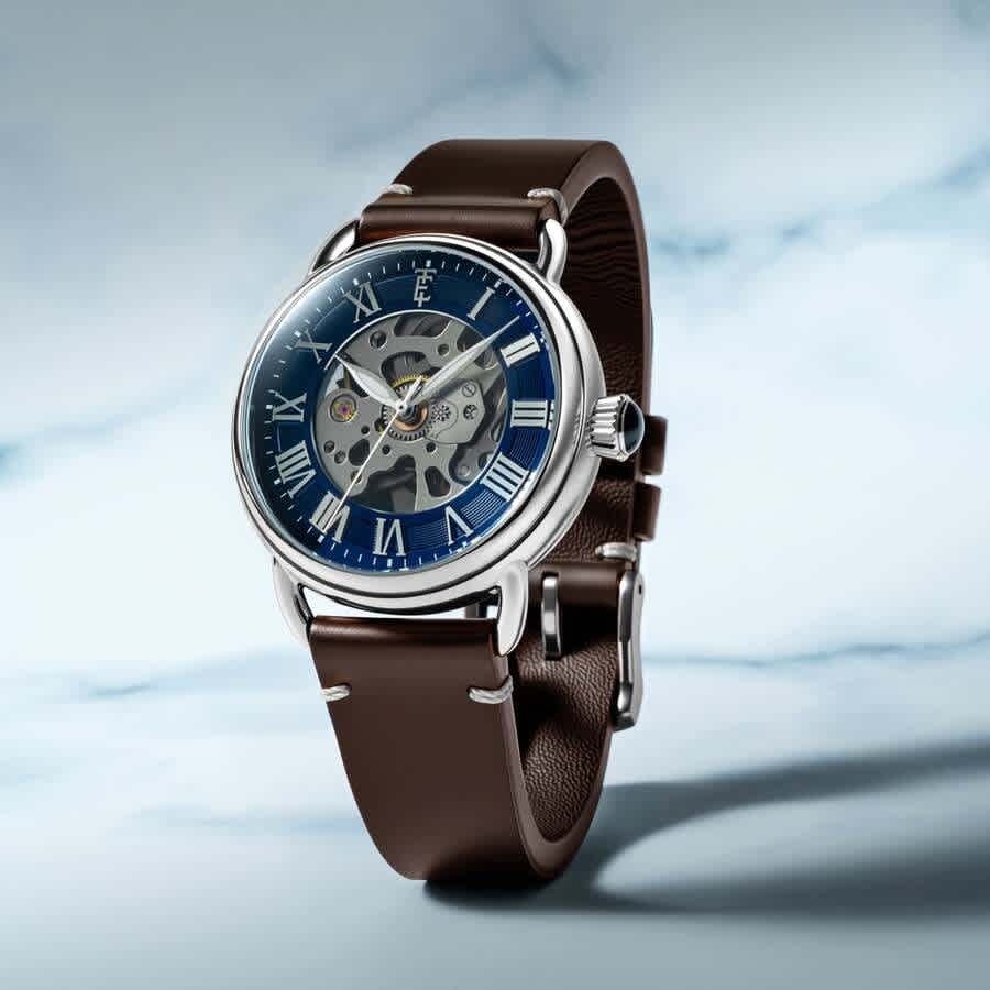 Thomas Earnshaw Investigator Automatic Blue Dial Mens Watch ES-8307-02