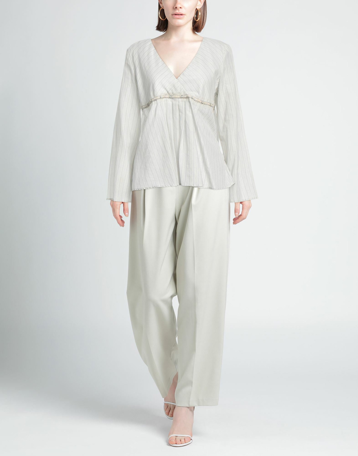 Manila Grace Womens Top Sky in Blue