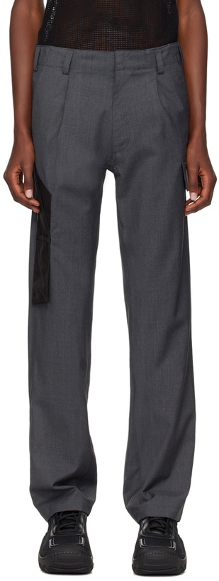 Photo: Olly Shinder Gray Knife Pocket Cargo Pants