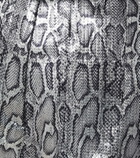 Christopher Kane - Snake-effect high-rise pants