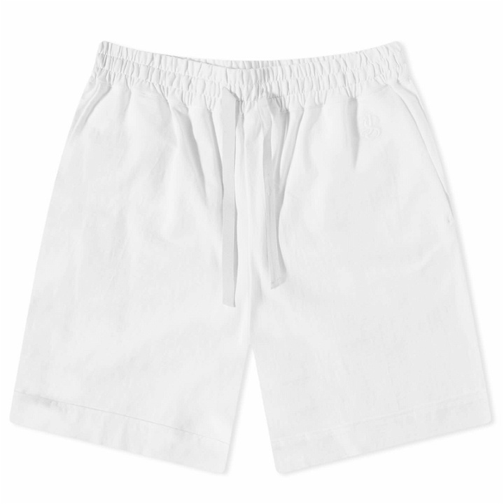 Photo: Jil Sander Men's Cotton Shorts in Optic White