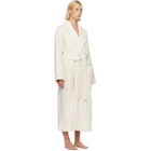 Tekla Off-White & Beige Terry Classic Bathrobe