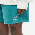 New Balance Men's Uni-ssentials French Terry Short in Vintage Teal