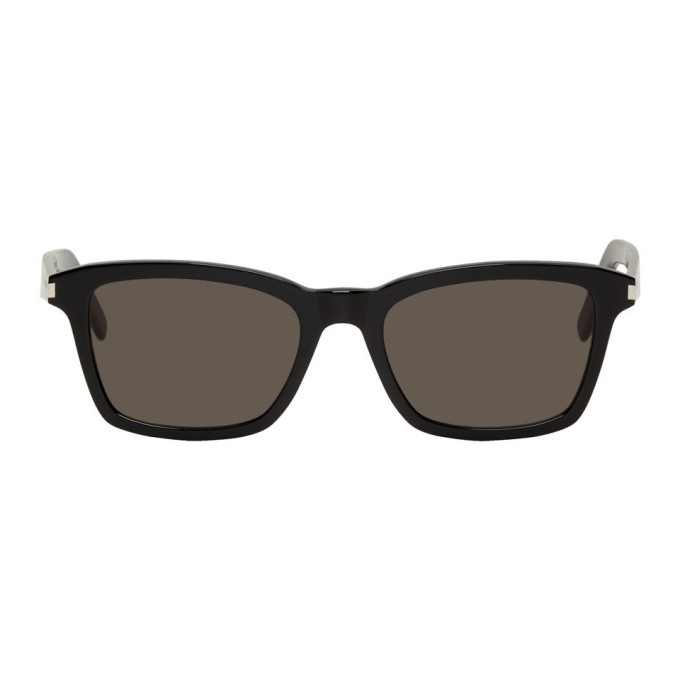 Photo: Saint Laurent Black SL 283 Slim Sunglasses