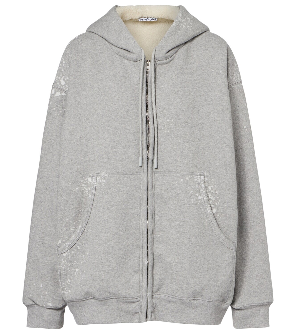 Acne Studios Grey Ferris Face Hoodie Acne Studios