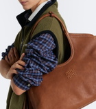 Miu Miu Ivy leather tote bag