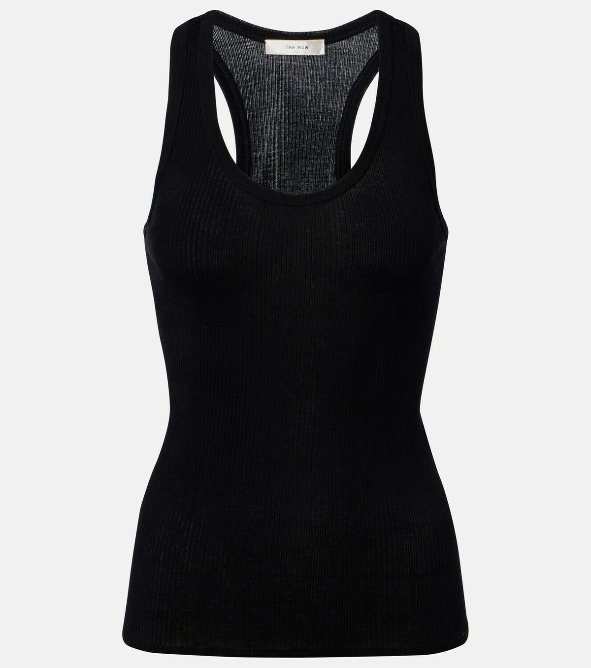 The Row Cendrea ribbed-knit cotton tank top