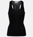 The Row Cendrea ribbed-knit cotton tank top