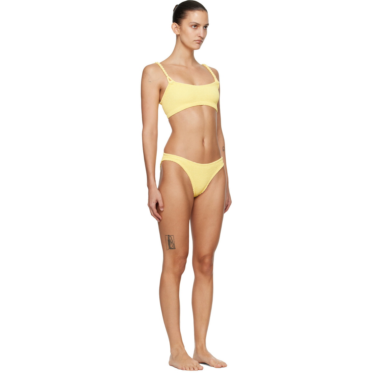 Hunza G Yellow Phoebe Underband Bikini